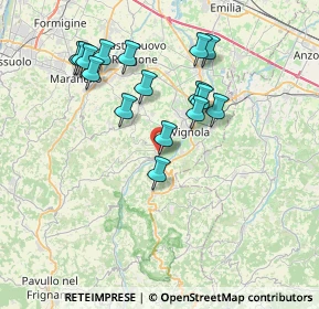 Mappa Via Martiri della Libertà, 41054 Marano Sul Panaro MO, Italia (7.1025)