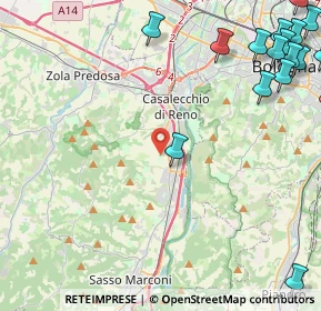 Mappa Via Bolsenda, 40033 Casalecchio di Reno BO, Italia (7.2775)