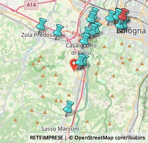 Mappa Via Bolsenda, 40033 Casalecchio di Reno BO, Italia (4.85789)