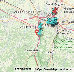 Mappa Via Bolsenda, 40033 Casalecchio di Reno BO, Italia (7.06545)