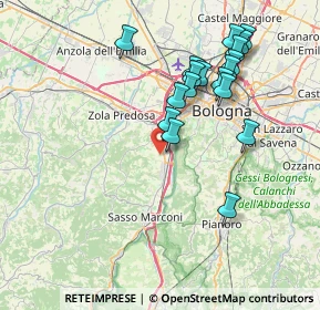 Mappa Via Bolsenda, 40033 Casalecchio di Reno BO, Italia (7.68444)