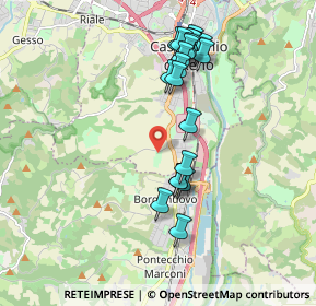 Mappa Via Bolsenda, 40033 Casalecchio di Reno BO, Italia (1.8415)