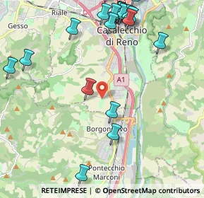 Mappa Via Bolsenda, 40033 Casalecchio di Reno BO, Italia (2.7515)
