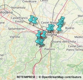 Mappa Via Bolsenda, 40033 Casalecchio di Reno BO, Italia (9.76923)