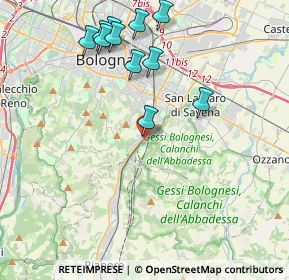 Mappa Via del Pozzo, 40141 Bologna BO, Italia (4.37273)