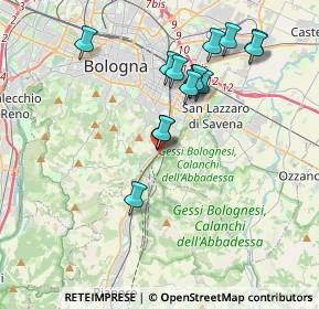 Mappa Via del Pozzo, 40141 Bologna BO, Italia (3.705)