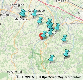 Mappa Via Circonvallazione Ovest, 41054 Marano Sul Panaro MO, Italia (7.20357)