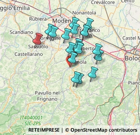 Mappa Via Circonvallazione Ovest, 41054 Marano Sul Panaro MO, Italia (10.99737)