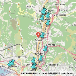 Mappa Via Trasta, 16162 Genova GE, Italia (2.77786)