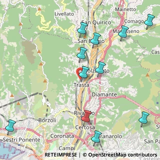 Mappa Via Trasta, 16162 Genova GE, Italia (2.65364)
