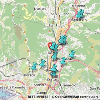 Mappa Via Trasta, 16162 Genova GE, Italia (1.84278)