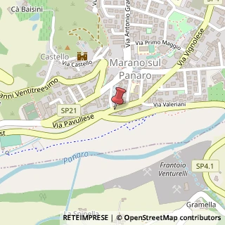 Mappa Via Circonvallazione Ovest, 311, 41054 Marano sul Panaro, Modena (Emilia Romagna)