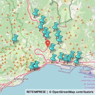 Mappa Area di Servizio Turchino Est, 16010 Mele GE, Italia (3.9635)