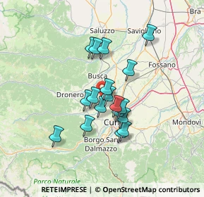 Mappa Via Monea Oltrestura, 12100 Cuneo CN, Italia (10.48333)