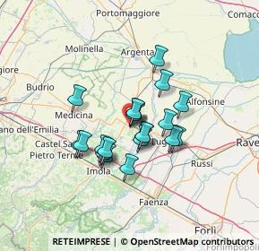 Mappa Via Argine S. Paolo, 48024 Massa Lombarda RA, Italia (9.851)