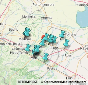 Mappa Via Argine S. Paolo, 48024 Massa Lombarda RA, Italia (10.7735)