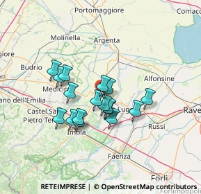 Mappa Via Argine S. Paolo, 48024 Massa Lombarda RA, Italia (10.48706)