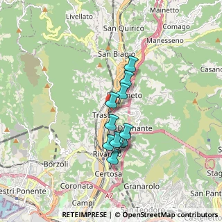 Mappa Via Teglia, 16162 Genova GE, Italia (1.31273)