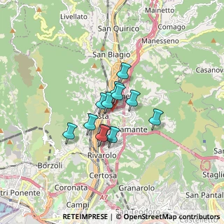 Mappa Via Graziella Giuffrida, 16162 Genova GE, Italia (1.06833)