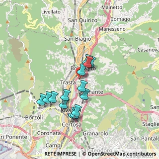 Mappa Via Graziella Giuffrida, 16159 Genova GE, Italia (1.59357)
