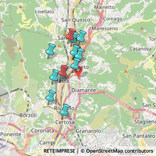 Mappa Via Felice Maritano, 16161 Genova GE, Italia (1.46077)