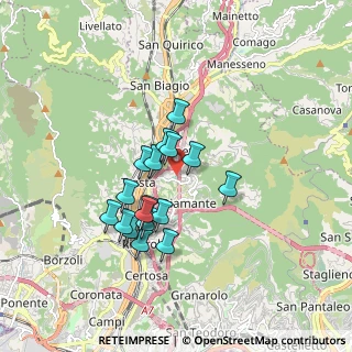 Mappa Via Felice Maritano, 16161 Genova GE, Italia (1.44765)