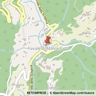 Mappa Viale Montello, 15, 16040 Favale di Malvaro, Genova (Liguria)