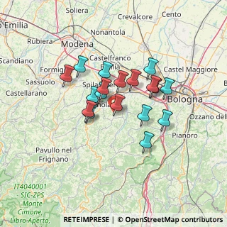 Mappa Via Volta, 40053 Valsamoggia BO, Italia (10.57111)