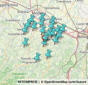 Mappa Via della Pace, 41054 Marano Sul Panaro MO, Italia (10.559)