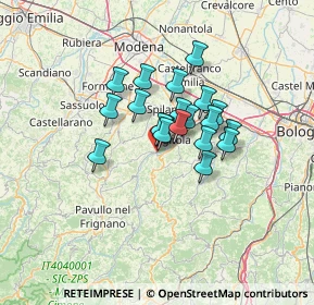 Mappa Via della Pace, 41054 Marano Sul Panaro MO, Italia (8.964)