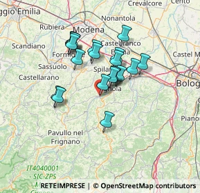 Mappa Via della Pace, 41054 Marano Sul Panaro MO, Italia (10.905)