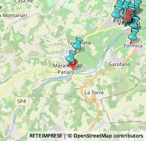 Mappa Via della Pace, 41054 Marano Sul Panaro MO, Italia (3.564)