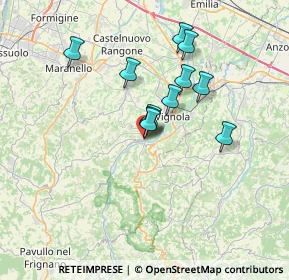 Mappa Via della Pace, 41054 Marano Sul Panaro MO, Italia (5.67364)
