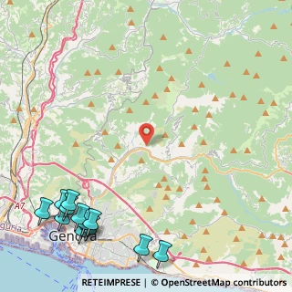Mappa Via Olivo, 16138 Genova GE, Italia (7.06571)