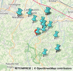 Mappa Via Liberazione, 41054 Marano Sul Panaro MO, Italia (7.53941)