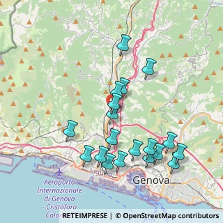 Mappa Via Ugo Polonio, 16162 Genova GE, Italia (4.00947)