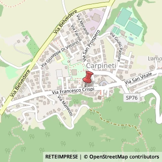 Mappa Via f. crispi 11, 42033 Carpineti, Reggio nell'Emilia (Emilia Romagna)