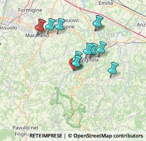 Mappa Via Castello, 41054 Marano Sul Panaro MO, Italia (6.35538)