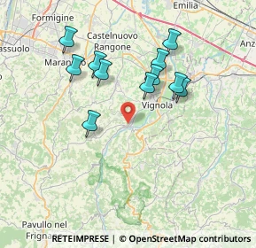 Mappa 41054 Marano Sul Panaro MO, Italia (6.90455)
