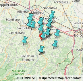 Mappa Via Castello, 41054 Marano Sul Panaro MO, Italia (10.249)