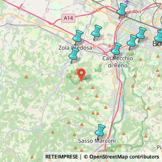Mappa Via Monte Capra, 40037 Sasso Marconi BO, Italia (6.45545)