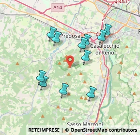 Mappa Via Monte Capra, 40037 Sasso Marconi BO, Italia (3.49455)