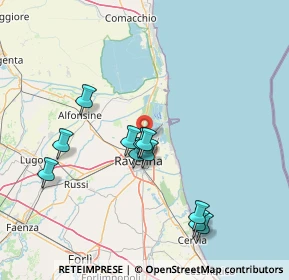 Mappa 48010 Ravenna RA, Italia (14.41818)