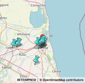 Mappa 48010 Ravenna RA, Italia (9.84583)