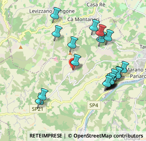 Mappa Via Denzano, 41054 Marano Sul Panaro MO, Italia (2.08182)