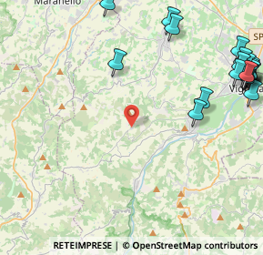 Mappa Via Denzano, 41054 Marano Sul Panaro MO, Italia (6.4145)