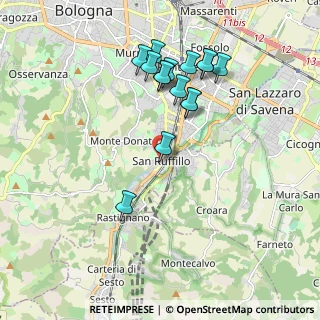 Mappa Via Luigi Fantini, 40141 Bologna BO, Italia (1.8966666666667)