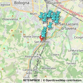 Mappa Via Luigi Fantini, 40141 Bologna BO, Italia (1.8678571428571)