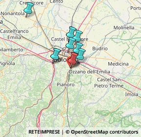 Mappa Via Toscana, 40121 Bologna BO, Italia (8.72909)