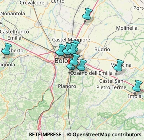 Mappa Via Toscana, 40121 Bologna BO, Italia (11.26583)